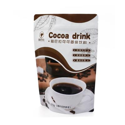 China 100% Food Grade Aluminum Foil Flat Bottom Bag Coffee Tea Moisture Proof Snacks Packaging Box Pouch Factory for sale