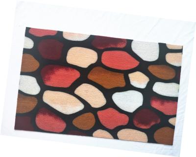 China Washable Colorful PVC Floor Mat Net Embossed Anti-Slip Welcome Door Mat for sale