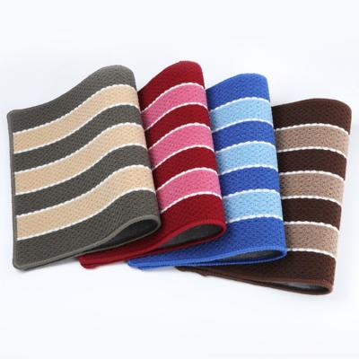 China Anti Slip Diatomite Microfiber Cotton PP Thin Machine Washable Baby Bath Mat for sale