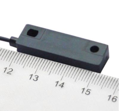 China Plastic ABS Proximity Switch Rectangular Magnetic Tubular Sensor, Working With 32*10*6mm Magnet for sale