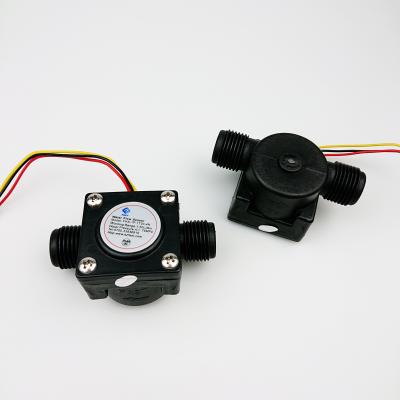 China Nyon+Fiber Water Flow Sensor / High Accuracy Water Flow Meter With Pulse Signal for sale