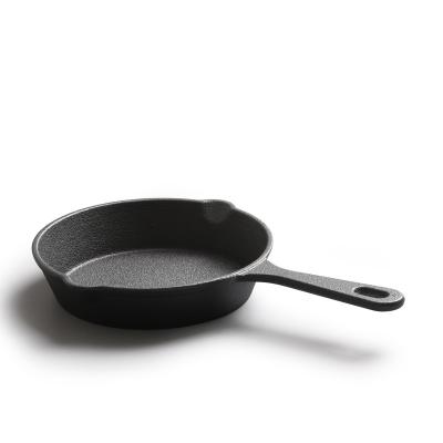 China CLASSIC Hot Selling Pre-Seasoned Kitchen Cooking Non Dish Pan Stick Cast Iron Skillet With Handle for sale