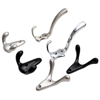 China Single Viable Simple Wardrobe Hook Cabinet Shoe Hook Perforated Iron Hat Hook for sale