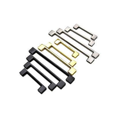 China Modern Promotion Morden High Quality Aluminum Used in Kitchen and Bathroom L Shape Metal Aluminum Alloy Handles for sale