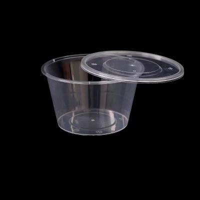 China Factory Price Sustainable Plastic Food Containers 750ml Fine Quality Plastic Food Storage Container for sale