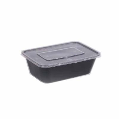 China 750ml Sustainable PP Plastic Food Containers Sustainable Takeaway Packaging Disposable Lunch Box for sale