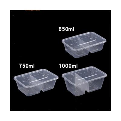 China Other Multifunctional Disposable PP Plastic Container Rectangle Box With Lid for sale