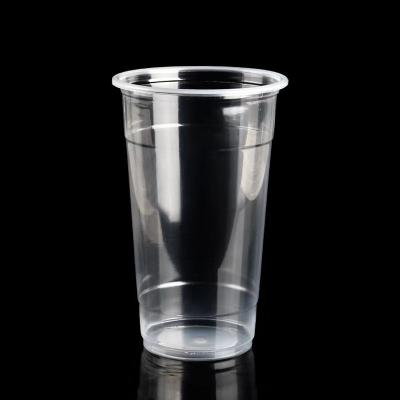 China Degradable Disposable Plastic Cups 500ML Disposable Plastic Juice Cups China Factory Supply Viable for sale