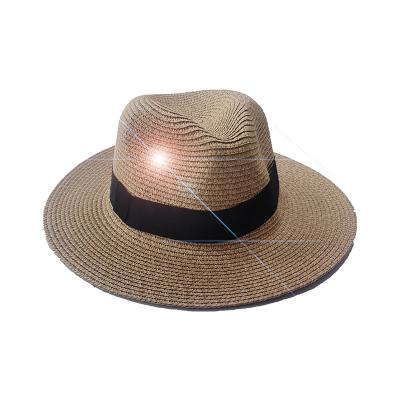 China Good Quality Fedora Ivory Sunproof Surf Fishing Natural Straw Hats For Unisex A13 for sale