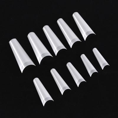 China 500pcs/bag Full Cover Salon Nail Coffin Salon for sale