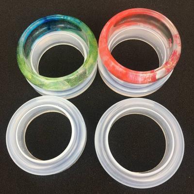 China P0042 Large Viable Silicone Bangle Mold Resin Casting Ingot Mold Bangle Bracelet Mold For Jewelry Making for sale