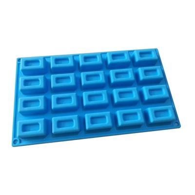 China Sustainable High Quality Cheap Custom 20 Cavity Rectangle Silicone Mold for sale