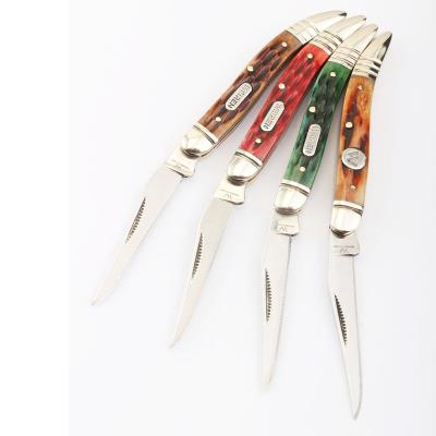 China 2021 Wholesale High Quality Multi Folding Knife 3cr Knife Stainless Steel Beef Bone Handle Pocket Knife for sale