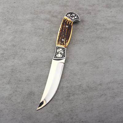 China Nice Finish Cutlass Shape Classic High Quality Stainless Steel Full Tang Camping Outdoor Hunting Knife for sale