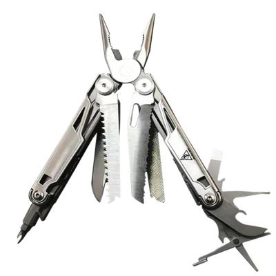 China High Quality Folding Multitool Pliers 12-in-1 Purpose Pocket Multi Tool Kit With Knife Durable Black Oxide Hardened 420 Stainless for sale