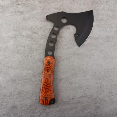 China Handy Size Stainless Steel Handle Wooden Hand Ax Tactical Hatchet for sale