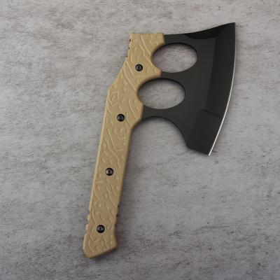 China 2021 New Design OEM Stainless Steel Hand Group of Ten Portable Tactical Hatchet Camping Portable Ax for sale