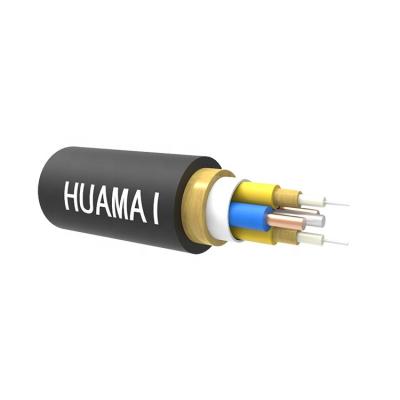 China Hybrid Aramid Fiber Optic Cable PVC Electric And Optical Price Chat Outdoor Electrical Wire FRP FTTH Fiber Optic Cable for sale