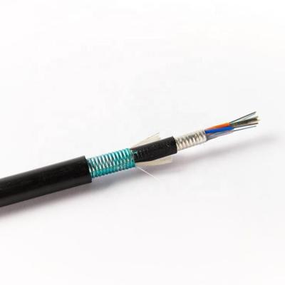 China MDPE/HDPE/LSZH GYTA53/GYTS53/GYTZA53 LSZH Direct-Buried Armored Fiber Optic Cable 2 Core Fiber Optic Cable for sale