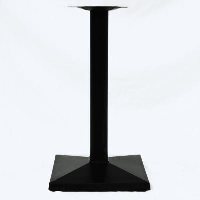 China Hot Selling Modern Style Square Composite Material Table Bottom Black Base for sale