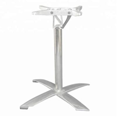 China Metal Table Furniture Manufacturer Aluminum Folding Table Legs Table Leg For Bistros for sale