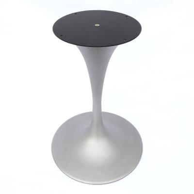 China Custom Size Steel Furniture Online Shipping White Tulip Table Base For Marble Table Top for sale