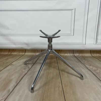 China Traditional Hot Selling Aluminum Alloy Chair Legs Four Star Polished Base For Home And Office for sale