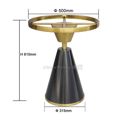 China 2020 Table Design High End Stainless Steel Table Base Only For Cafe Or Hotel for sale