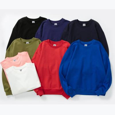 China Wholesale 480Gsm Terry Cotton White Heavy French Men's Anti-Shrink Crewneck Hoodies 100% and Sweatshirts for sale