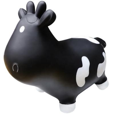 China Wholesale Non-Toxic Cheap Price Kids PVC Inflatable Toy Animal Hopper Cute Jumping Cow for sale