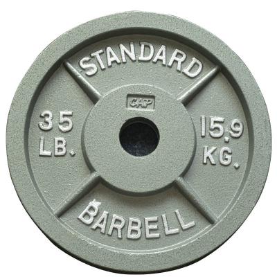 China Commercial Weight Competition Barbell Cast Iron Use Bumper Plates for sale