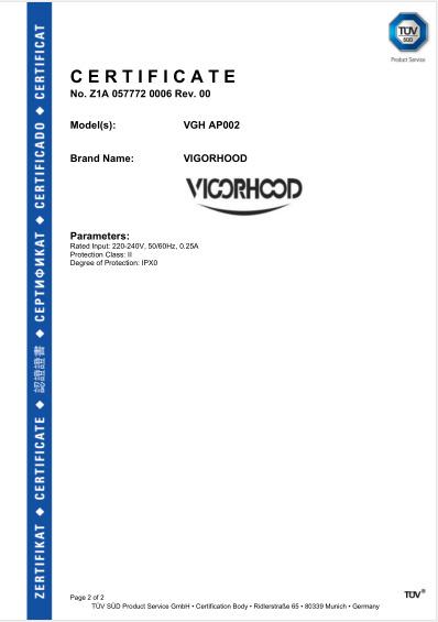 GS - Shenzhen Vigorhood Electronics Co., Ltd.