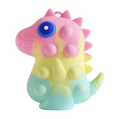 China Soft 2023 Pinch Pinch  Dinosaur Shape Ball Educational Toy Rat Pioneer Bubble Ball Cute Silicone 3d Decompression Ball for sale