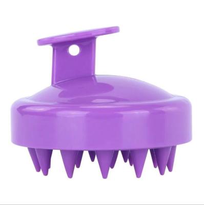 China All Natural Wholesale Rubber Silicone Hair Scalp Massager Brush Hair Shampoo Massager Brush For Shower for sale