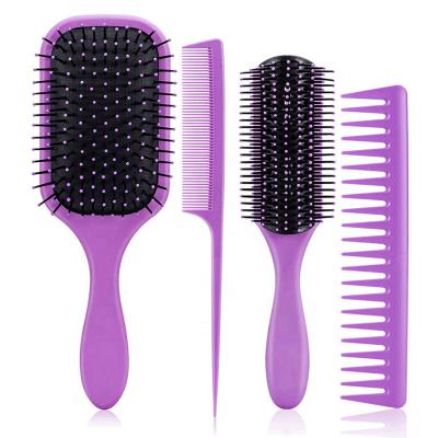 China Nondisposable Professional Hairdressing Anti-Static Handle Hair Comb and Plastic Pickup Brush for sale