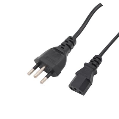 China Home Appliance Symond Factory Outlet 1.5M Brazil Power Cable For Computer Brazil AC Power Cord for sale