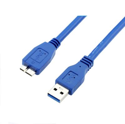 China COMPUTER Fast Speed ​​USB 3.0 Type A To Micro B Cable USB3.0 Data Sync Cord For External Hard Drive Disk HDD Samsung S5 Note3 for sale