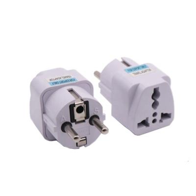 China Dual Industrial French Universal Travel Adapter Socket Germany Adapter Socket Travel Conversion Plug for sale