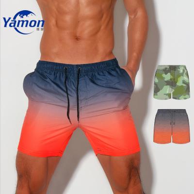 China Custom Logo Luxury Summer Beach Shorts Anti-wrinkle Cheap Men's Beach Shorts Custom Made Swim Trunks for sale