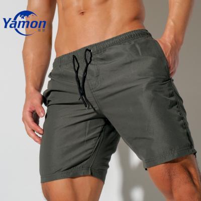 China Anti-Wrinkle Sublimation Men See-through Shorts Beach Swim Trunks Custom Designer Shorts Beach Shorts for sale