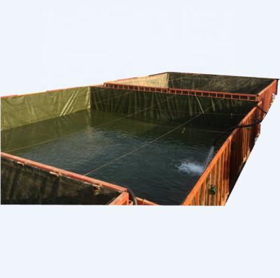 China 2020 Eco-friendly Customized Flexible Large Size Frame Water Storage Tank 100 m3 / 500m3 / 800m3 for sale