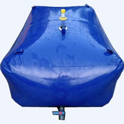 China Water Storage Factory Price Reusable PVC Material Flexible Water Bladder Tank 2000 Liters for sale