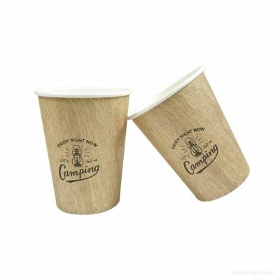 China Factory disposable disposable single wall custom hot drink paper cups paper cups biodegradable, paper cup for sale