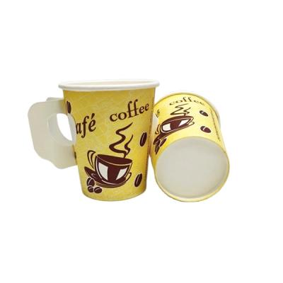 China Wholesale Handmade Insulated Paper Cups 7oz 8oz 10oz 12oz With Handle Custom With Logo And Printing for sale