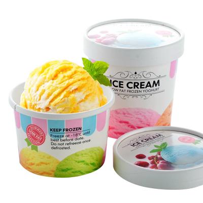 China Disposable Ice Cream Cup, Paper Ice Cream Wrapper, Packaging For Ice Cream for sale