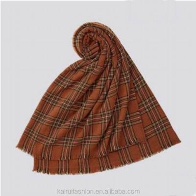 China Custom wool 50% acrylic wool 50% logo scarves shawl with soft materia for sale