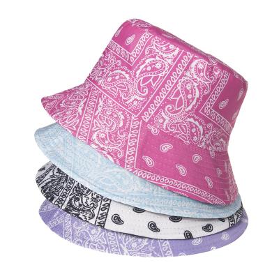 China Picture Ready To Ship DDP Fashion Unisex Reversible Bucket Hat Custom Bucket Hat for sale