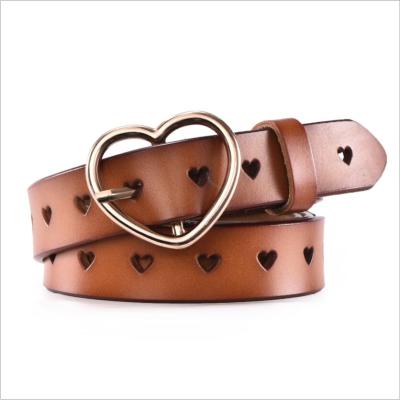 China Hot Selling Amazon ALLOY Buckle Belt Men Daily Life PU Belts Genuine Leather Belt Wholesale For Women for sale