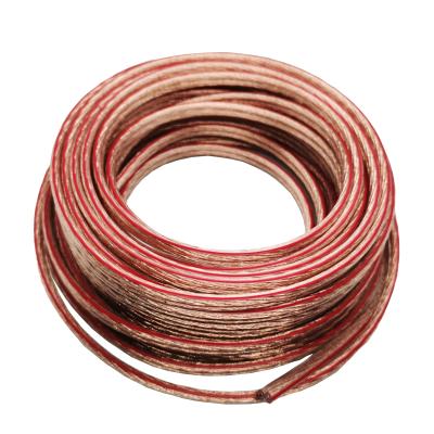 China 1.5mm2 OFC Cores Copper Conductor TIANJIE-2 Speaker Cable High Quality Low Noise Transparent Parallel Wire for sale