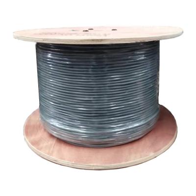 China Copper Alarm Cables 18AWG 2 Cores Stranded Bare Copper Shielded PVC Jacket Security Alarm Cables for sale